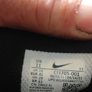 Nike Black Sports Sneakers